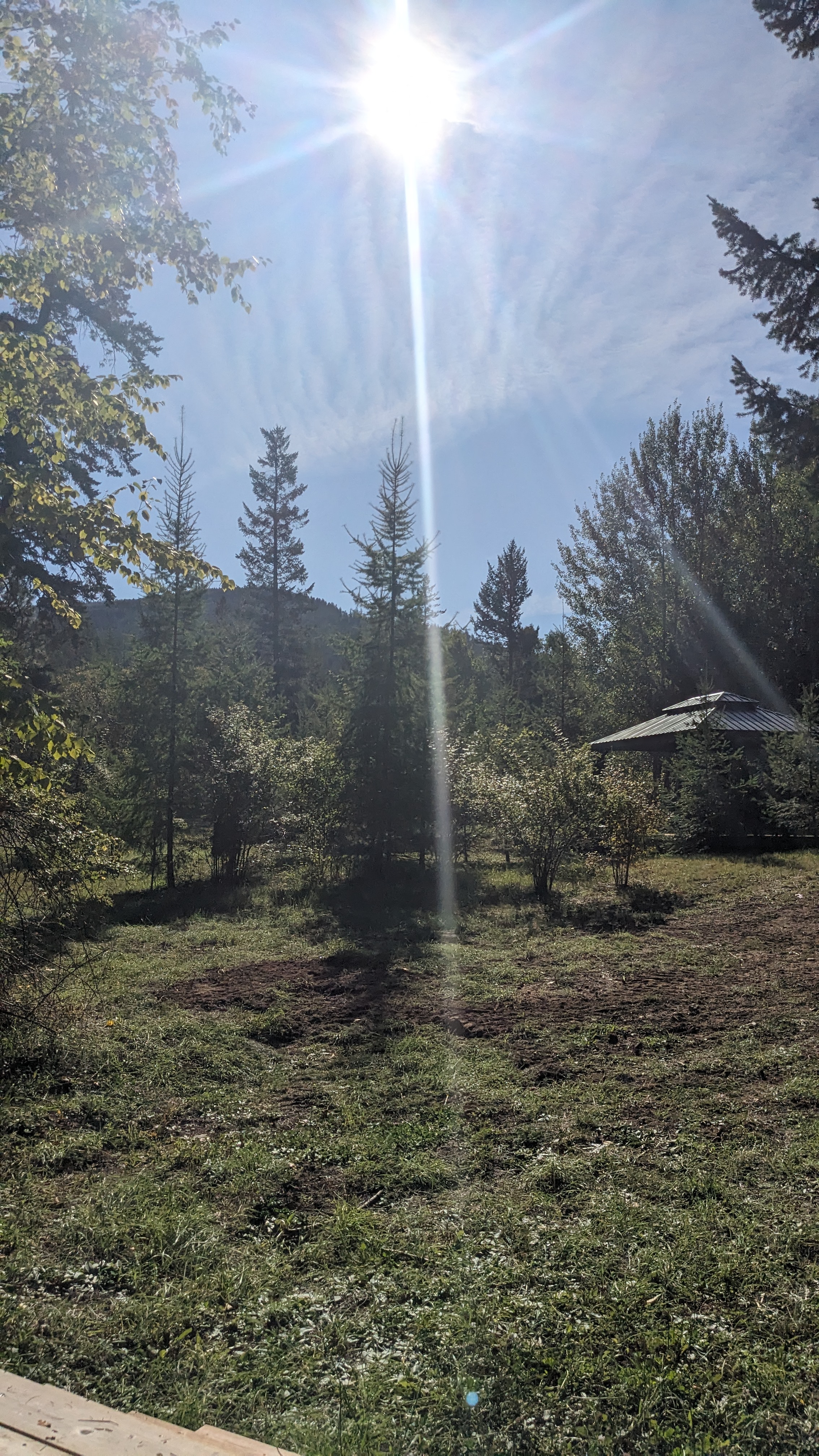 View from dome deck looking southeast